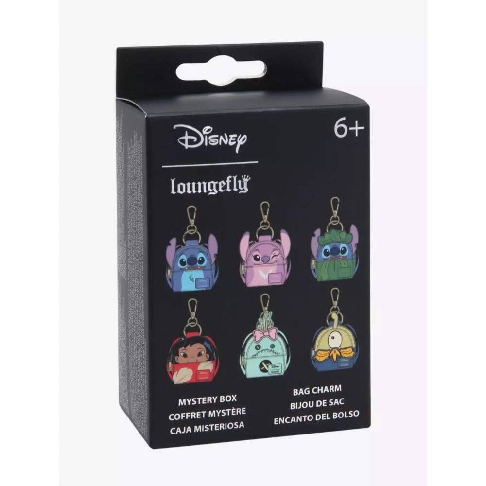 Loungefly Disney Lilo & Stitch Character Blind Box Coin Purse Bag Charm | NIB